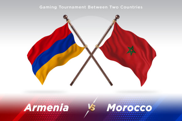 Armenia Versus Morocco Two Flags: A Creative Design Showcase