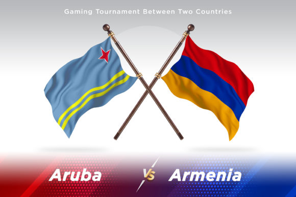 Aruba Versus Armenia Two Flags: A Unique Design Asset